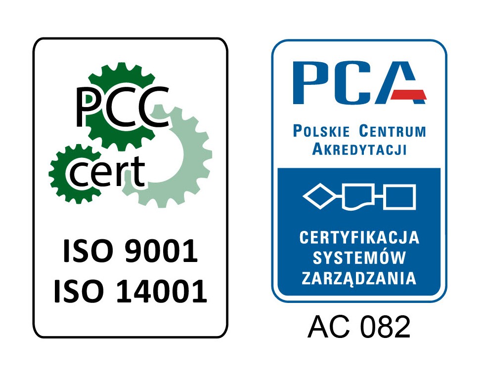 KönigStahl certyfikaty ISO